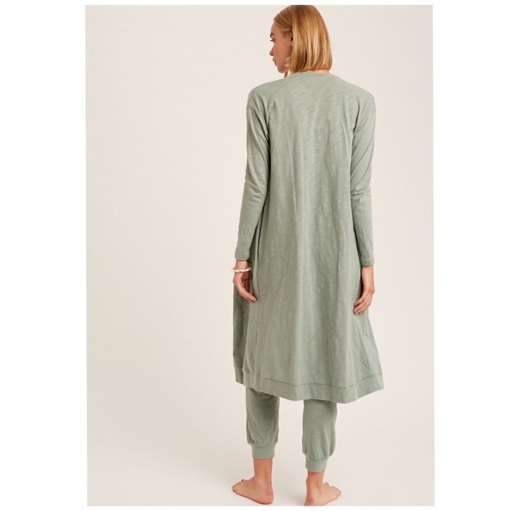 𝅺textured cotton jumpsuit & long cardigan knit sets - Picture 12 of 16